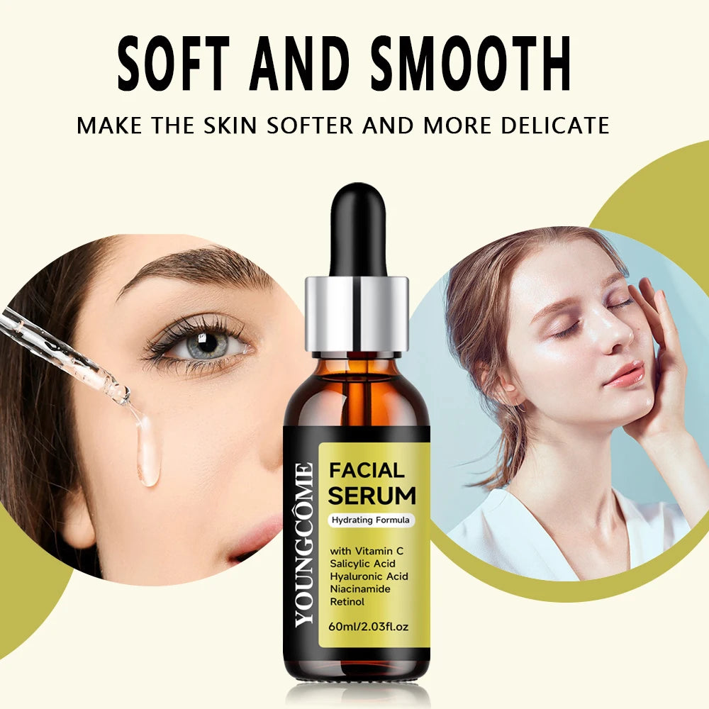 Hyaluronic Acid Face Serum – Vitamin B5, Ceramides, Fragrance Free