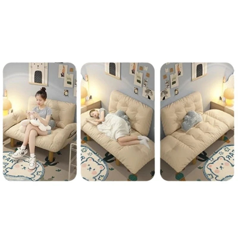 Lazy sofa, double rental room, bedroom, small-sized, internet famous, tatami, balcony, leisure, folding sofa bed, lounge chair Oasis Select