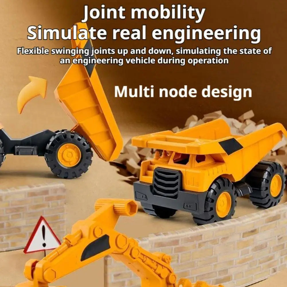 Inertial Driving Construction Truck Toy Beach Digger Bulldozer Tipper Early Education Construction Vehicles Toys Kids Toys Oasis Select