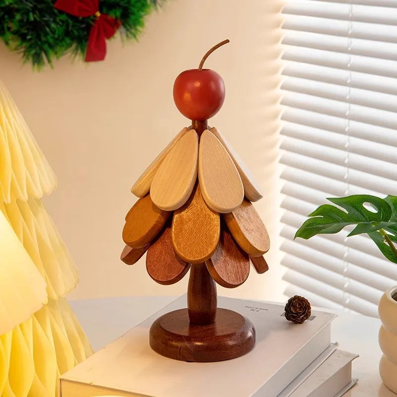 Cup Coasters Solid Wood Home Decor Desktop Decorations Dishes Heat Insulation Pads Water Cups Drinks Meal Mats Christmas Gifts Oasis Select