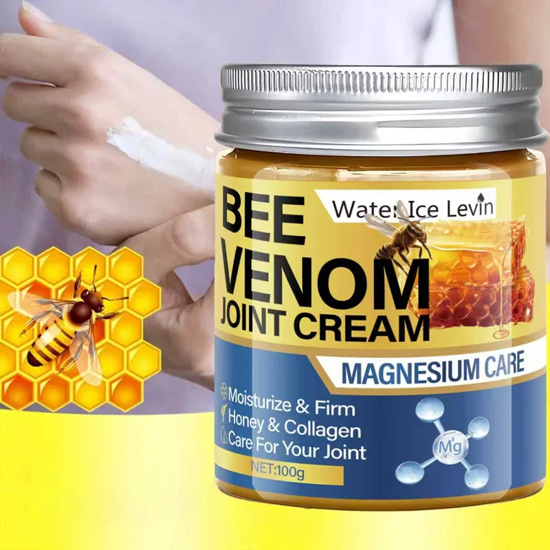 Bee Venom Joint Cream – Magnesium & Honey | Firms & Moisturizes Joint Body Cream Oasis Select