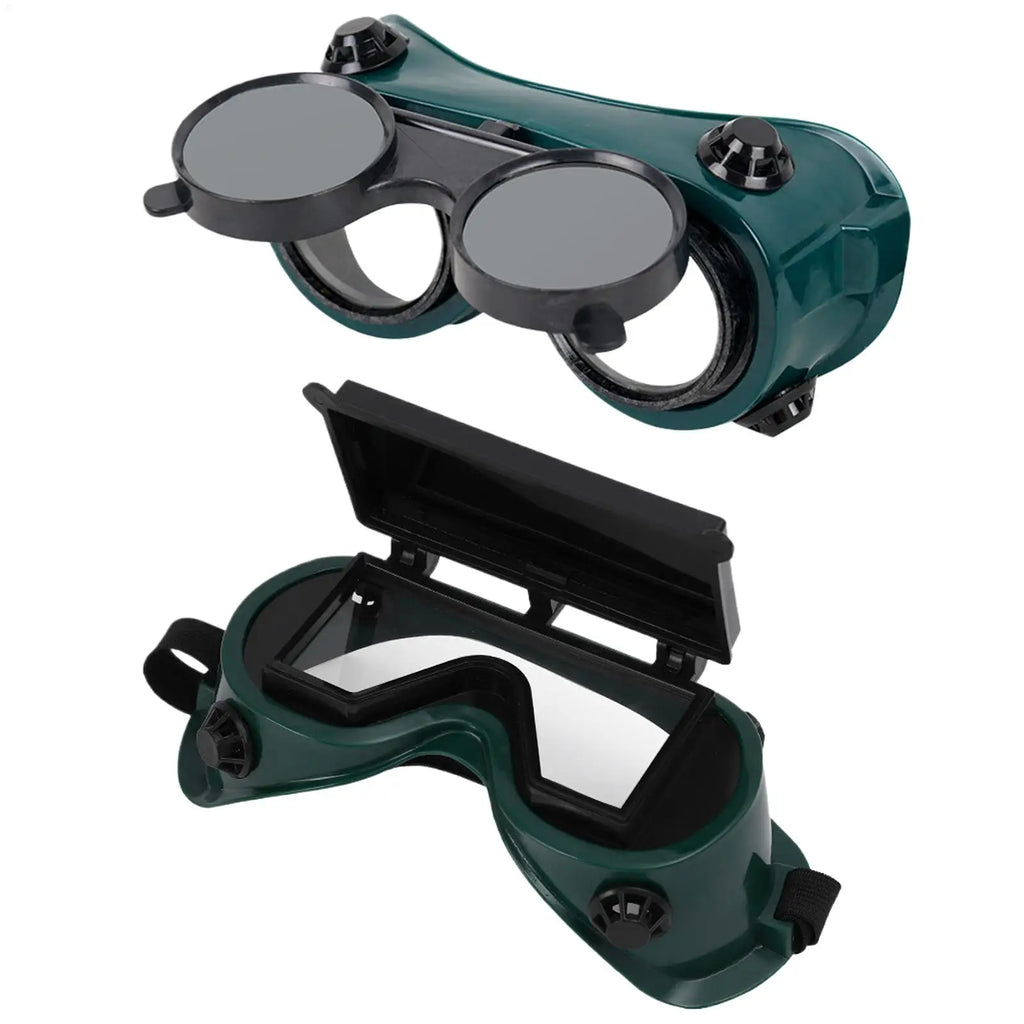 Flip-Up Anti-Glare Welding Goggles – Arc & Grinding Safety