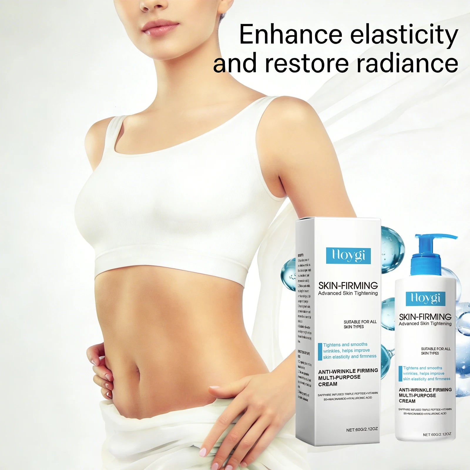 Hoygi Triple Peptide Body Lotion – Firming & Moisturizing Cream Firming Body Lotion Oasis Select