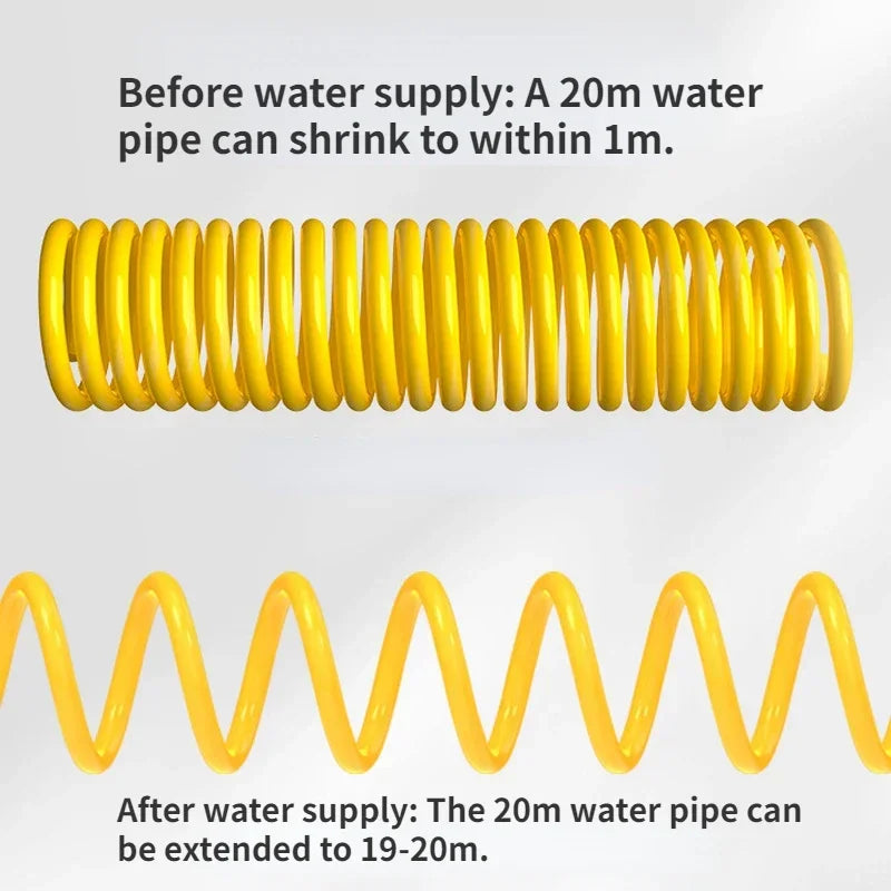 10-30 Meter Telescopic Water Pipe Car Washing Tool Set with High-pressure Nozzle Extension Hose Water Hose for Pressure Cleaner Oasis Select