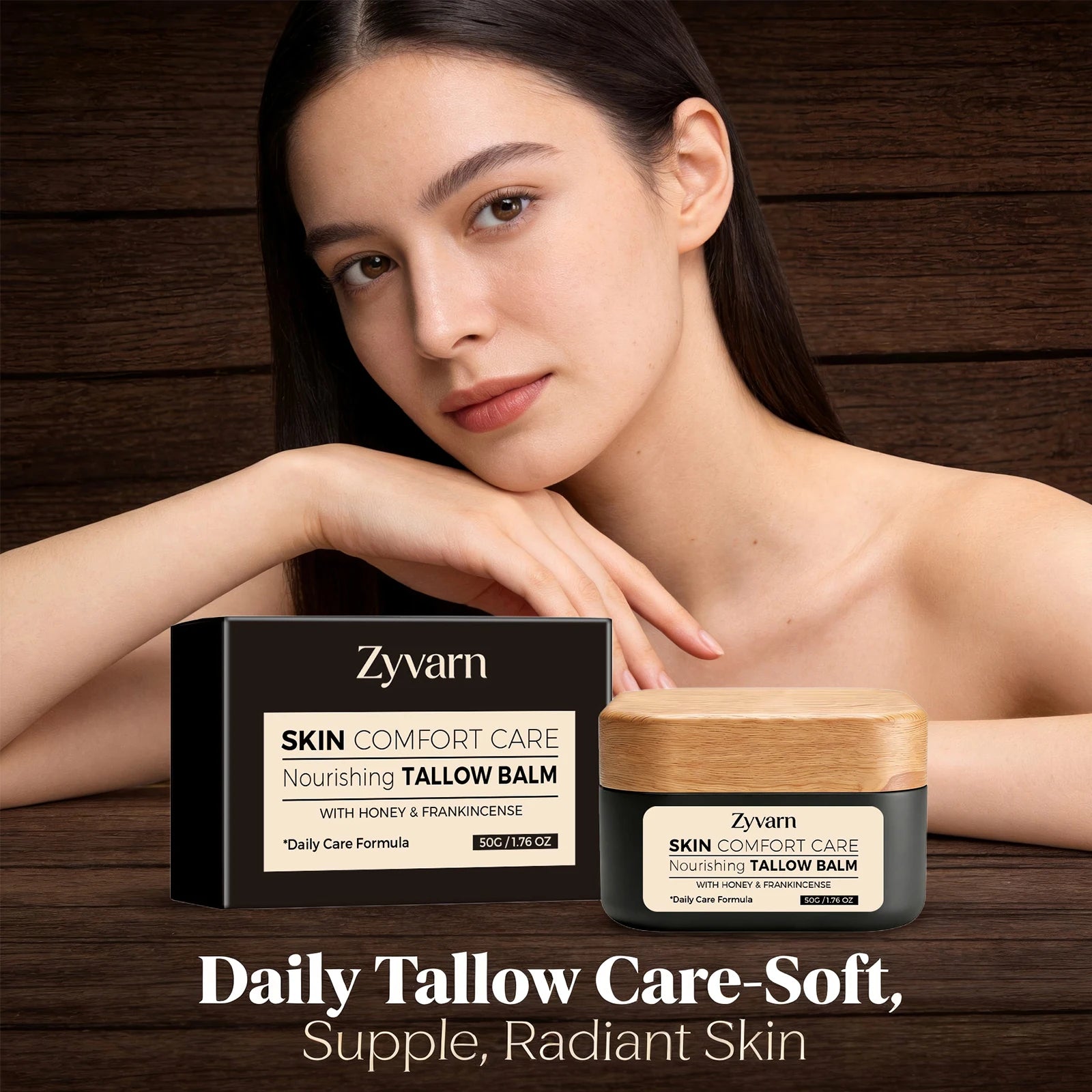 Nourishing Tallow Balm with Honey Repair Skin Barrier Moisturizing Balm for Dry Skin Reduce Redness Moisturizing Face Cream 50g Oasis Select