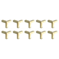 10PCS Storage Case Box Corners Brackets Jewelry Box Side Corner Protectors Furniture Corner Protector With Screw Hardware Oasis Select Yellow