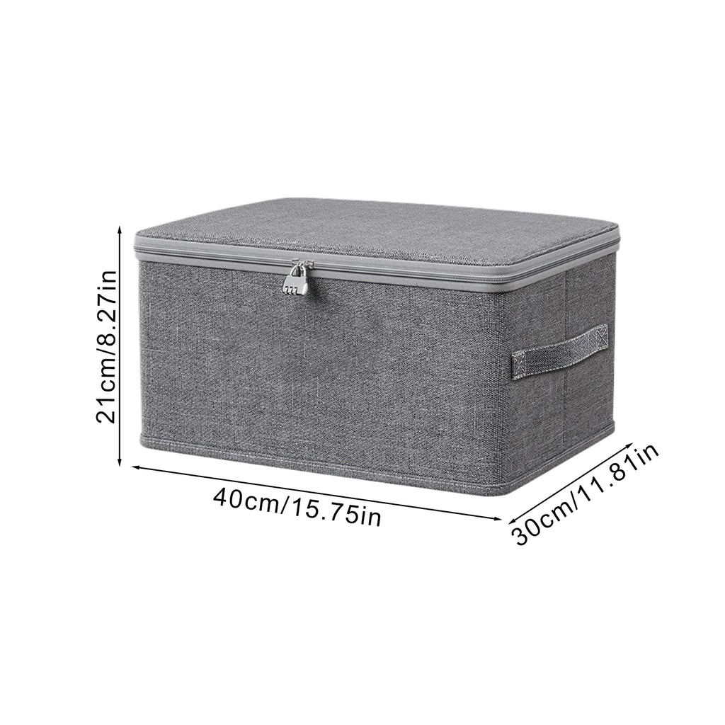 Large Storage Box with Lock Stackable Storage Container Secure with Handle Locking Organizing Bin Washable Shelf Baskets for Oasis Select L