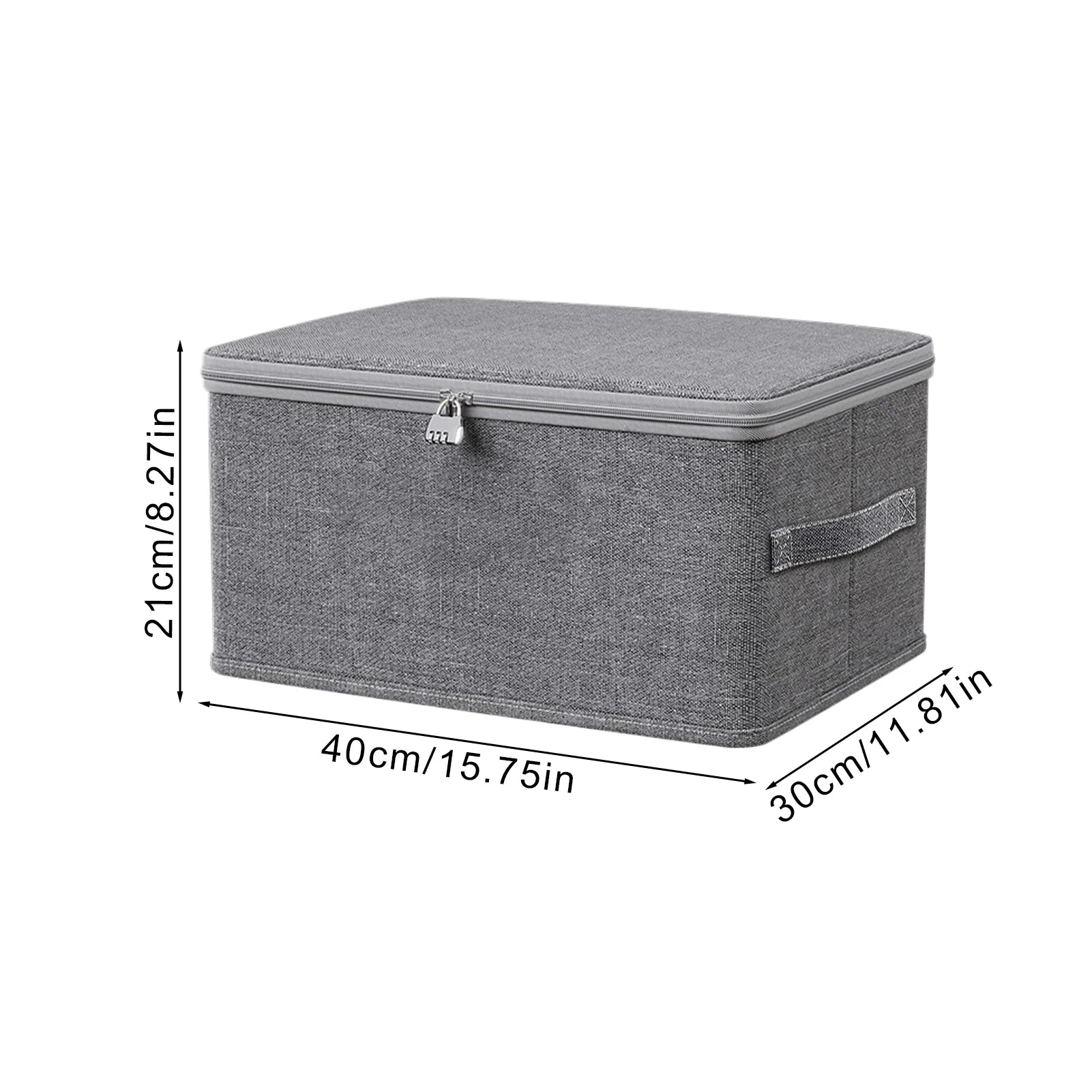 Large Storage Box with Lock Stackable Storage Container Secure with Handle Locking Organizing Bin Washable Shelf Baskets for Oasis Select L