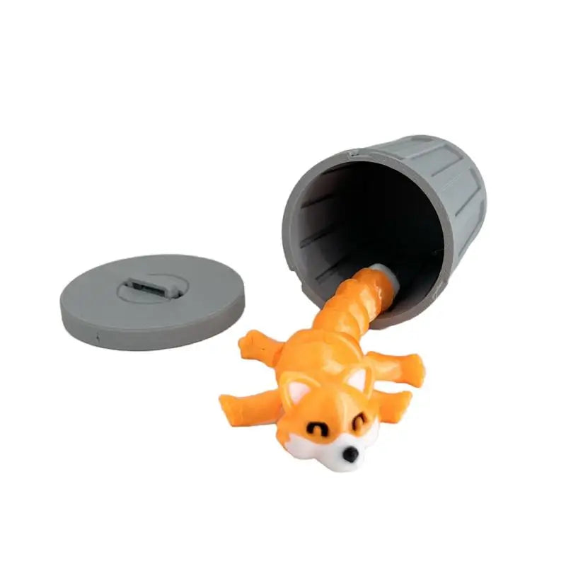 Creativity Plastics 3D Printed Toys Cartoon Flexible Raccoons Animals Figures Articulated Raccoon Fidget Toy Desktop Decoration Oasis Select B