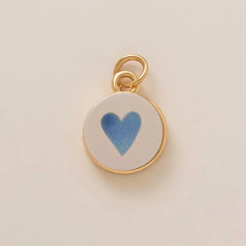 DIY Butterfly Flower Pendant – Gold-Plated Color Block Charm