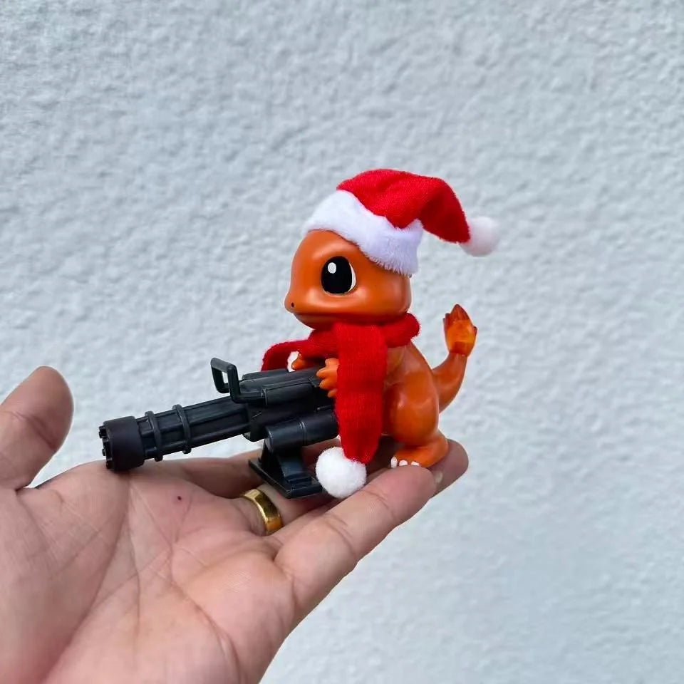 Road Ruffian Gatling Fire Dragon Dashboard Creative Car Decorative Accessories Roof and Rear Car Figurines and Collectibles Oasis Select Christmas Set