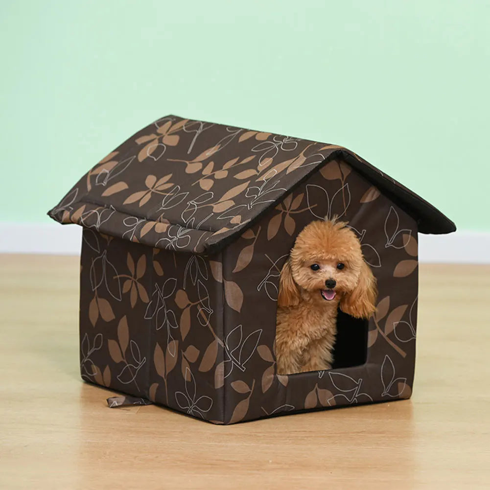 Waterproof Pet Bed House – Puppy Kennel & Kitten Cave Hut Pet Bed House Oasis Select