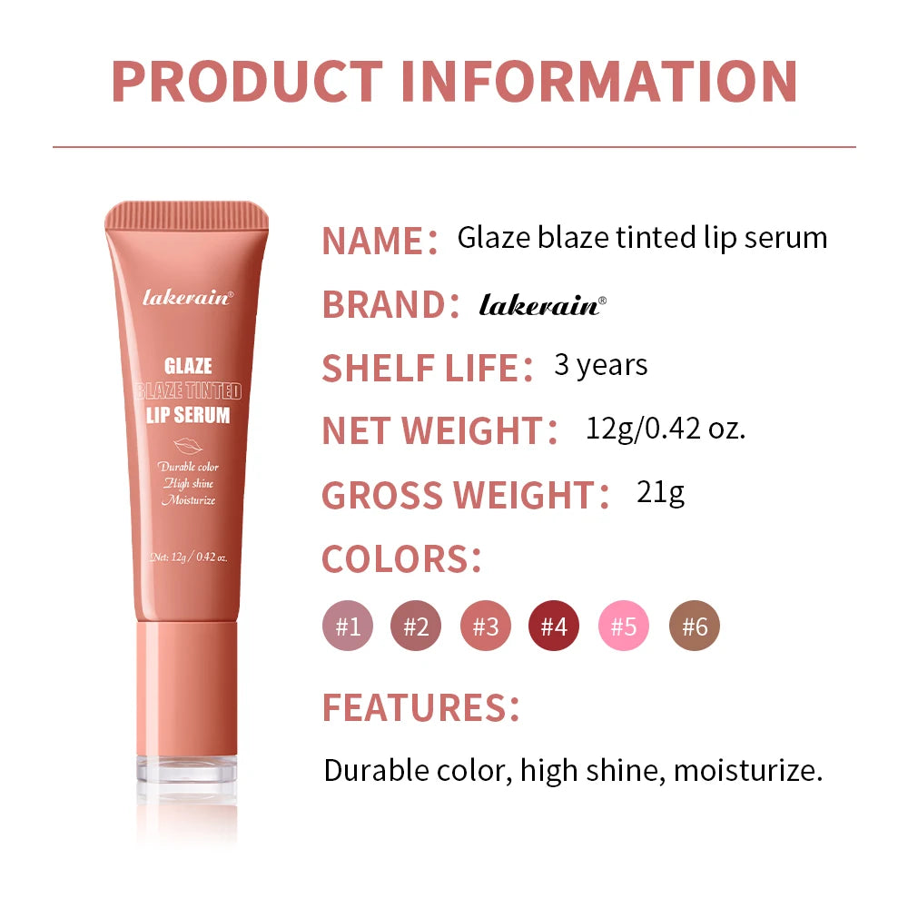 Lip Gloss Glowy Balm Tinted Lip Moisturizer Repairing Nourishing Lip Tint Glow Liquid Lip Gel Hydrating Lips Care Oasis Select