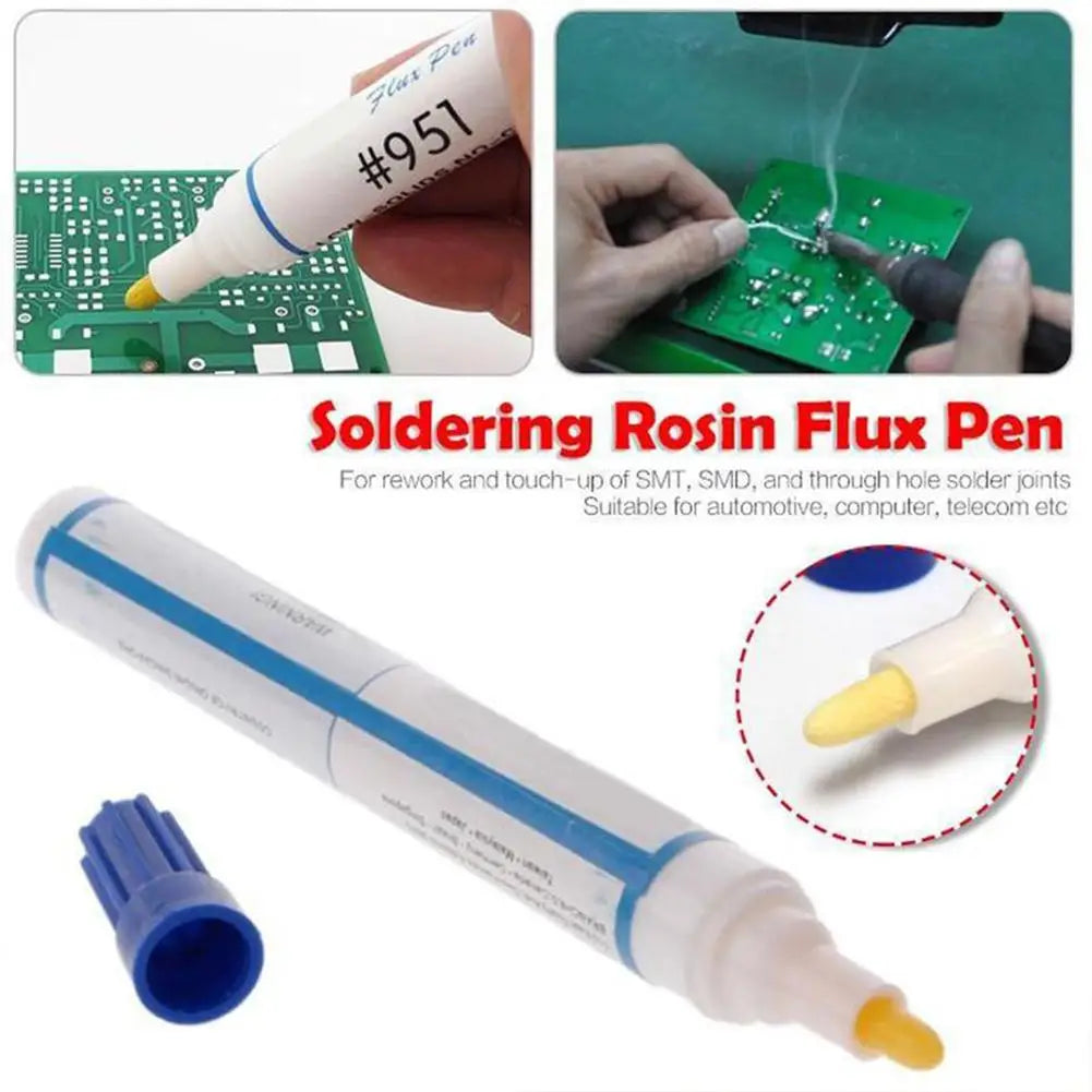 1/2/3pcs Soldering Flux Pen Low Solids No Clean For Solder Solar Cell Process Tool Oasis Select
