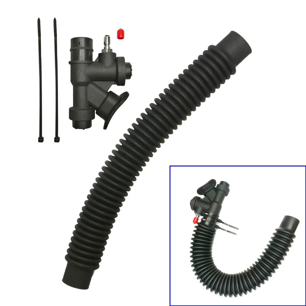 Scuba Diving BCD Inflator K Valve Corrugated Inflator Hose Replacement Inflator Buoyancy Compensator Device Oasis Select Default Title
