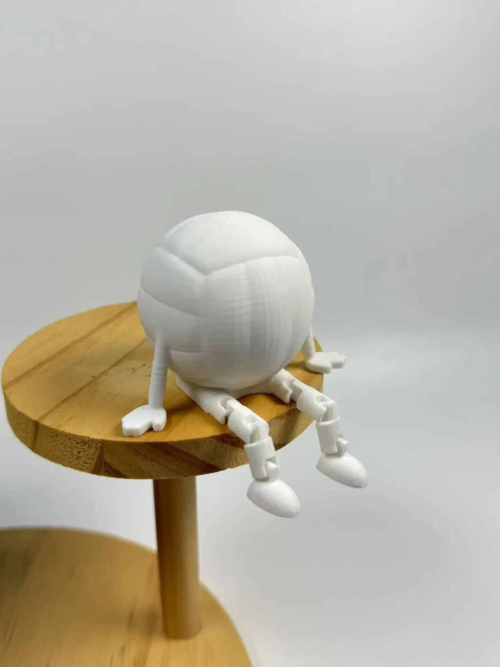Articulated Sports Ball Figurines Creative Golf Soccer Basketball Decor Home Office Movable Joint Desktop Ornaments Idear Gift Oasis Select volleyball