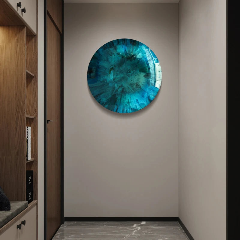 Modern light luxury wall decoration corridor aisle wall metal three-dimensional pendant pendant k wall decoration room decor Oasis Select