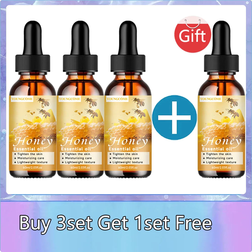 Organic Honey Essential Oil Set – Undiluted, Vegan & Moisturizing