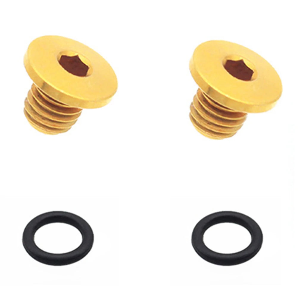 Disc Brake Replacement Bicycle Bleed Screw For Bicycle Maintenance M5x5-8 Size Prevent Oil Leakage Rust-Free Alloy Oasis Select