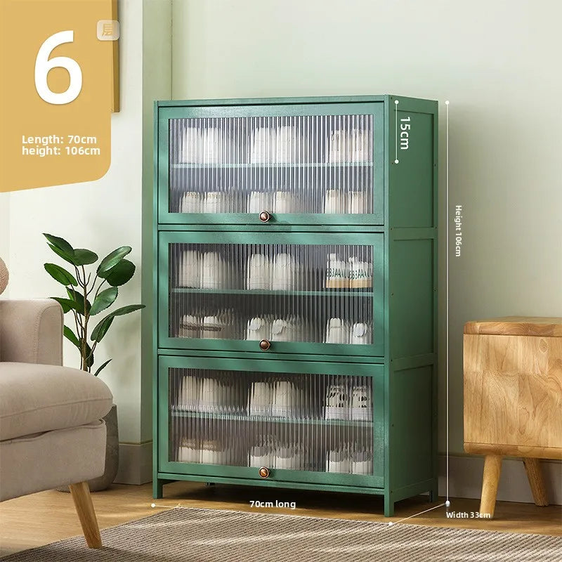 Shoe rack Multi-layer storage shelf Household simple door entry balcony Indoor large-capacity dust-proof shoe cabinet Oasis Select Seven floors 70 long