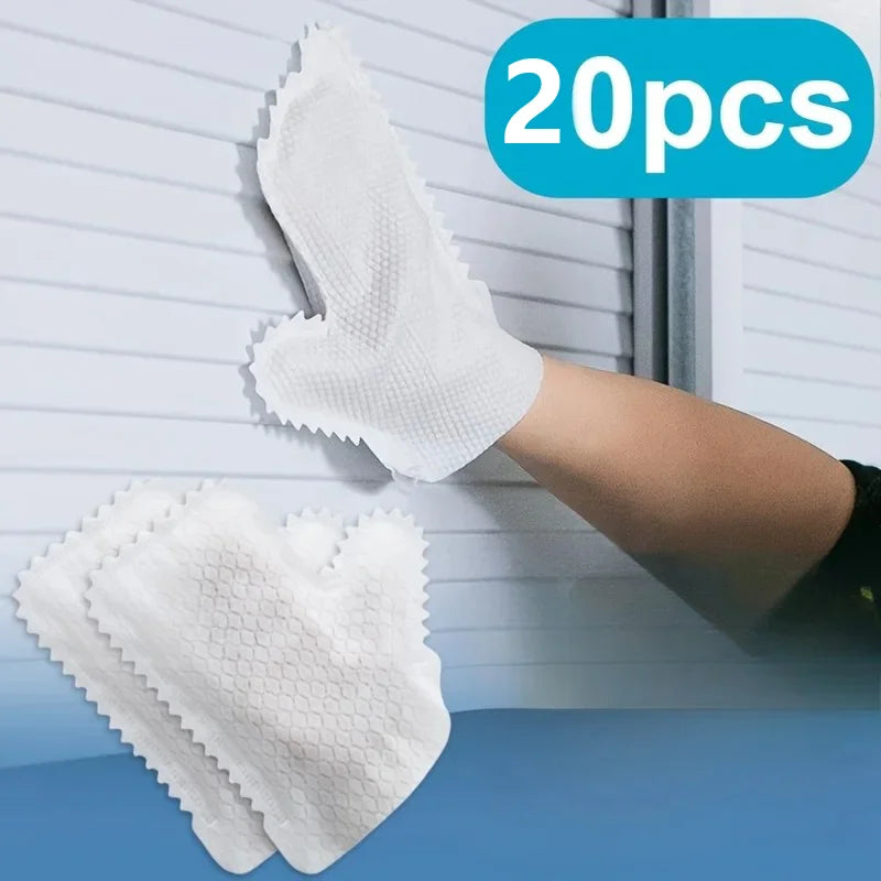 Reusable Non-Woven Fish Scale Cleaning Gloves – 10/20/30 Pack Cleaning Gloves Oasis Select 20pcs