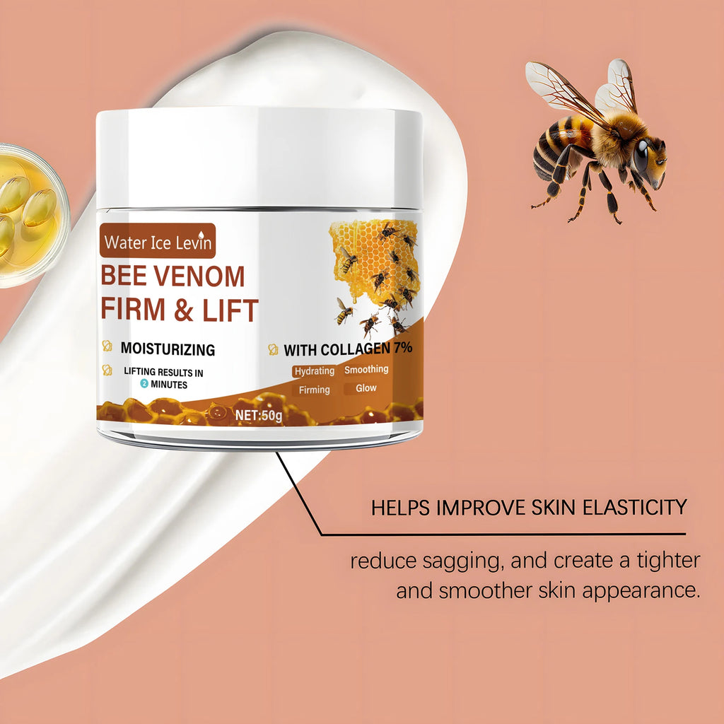 Bee Venom Facial Lifting Cream 50g – Collagen & Retinol Anti-Aging Face Cream Oasis Select