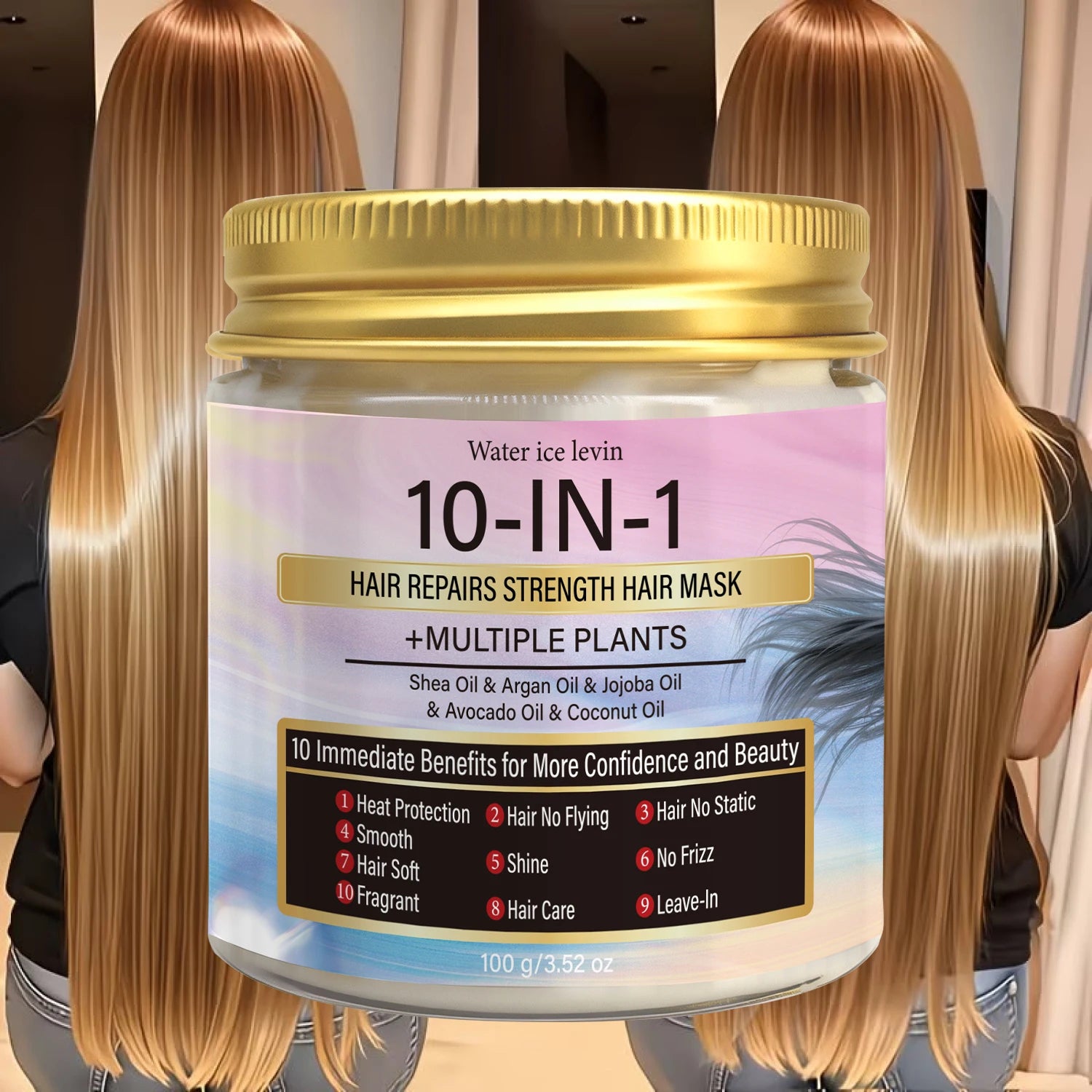Multi-Oil Hair Mask with Keratin & Biotin – 10-in-1 Repair Deep Conditioning Hair Mask Oasis Select