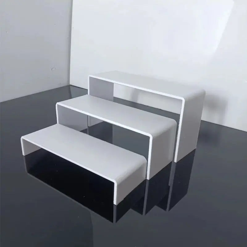U-Shaped Acrylic Display Stand Set of 3 | Desktop Organizer