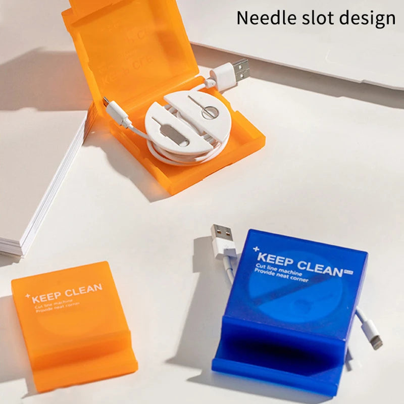 Cable Winder Storage Box Portable Rotatable Cord Organizer Retractable Reel Home Travel All Digital Users Hot Sale New 2026 Oasis Select