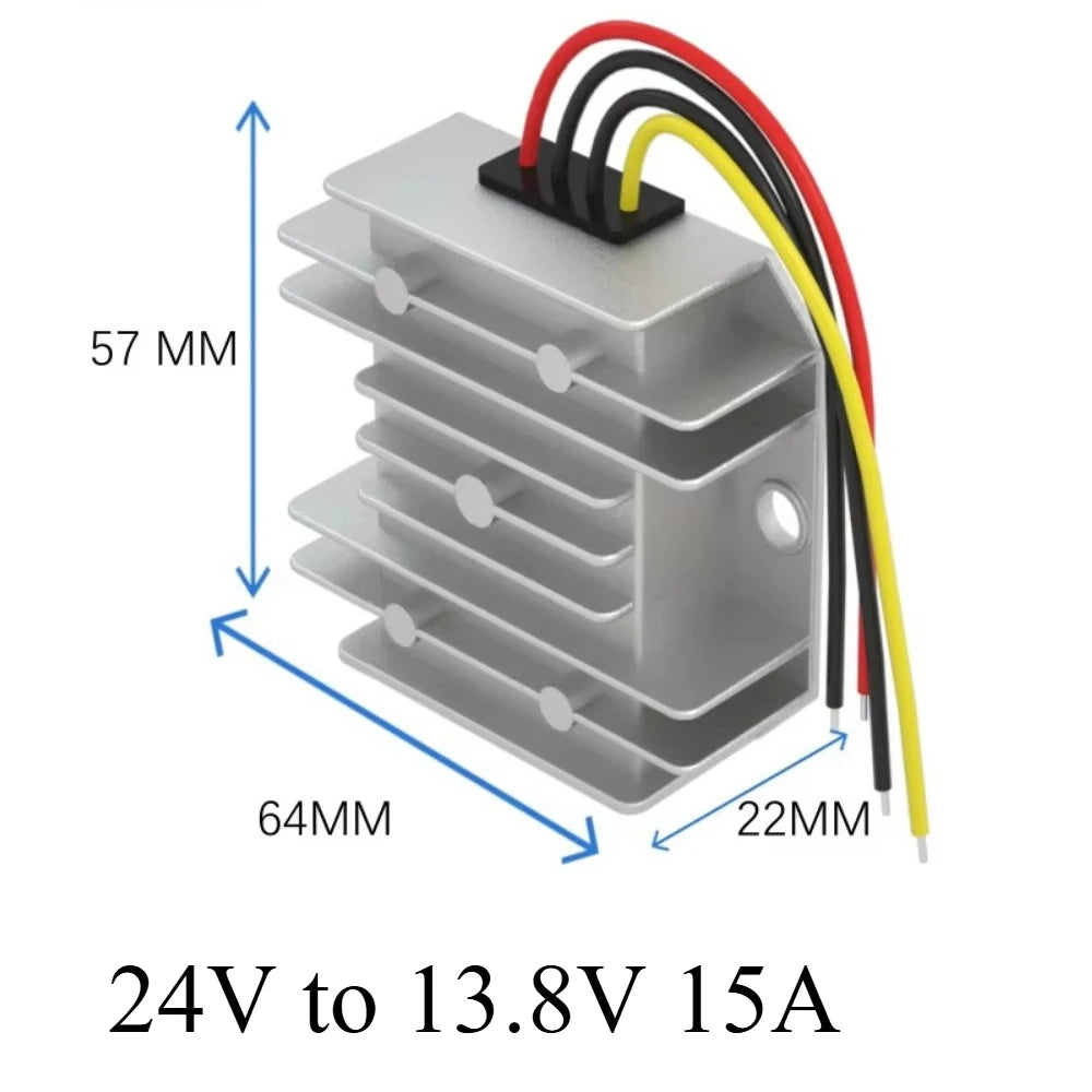24V to 13.8V 5A 10A 15A 20A 30A 40A 50A 60A Voltage Converter Regulator DC/DC Buck Transformer Buck Module Power Supply CE RoHS Oasis Select 24V to 13.8V 15A 24V 13.8V