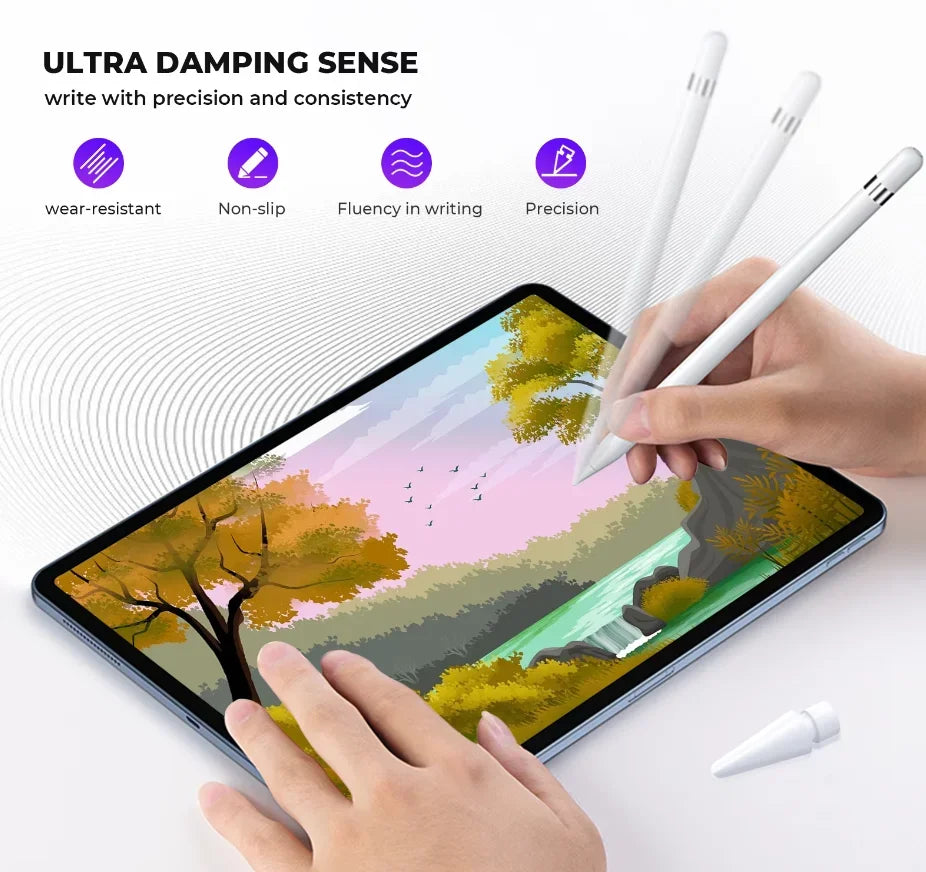 New upgrade transparent nib for apple pencil nib 1, 2, 3 pro Capacitor pen Needle tip for pencil metal modification replace sile Oasis Select
