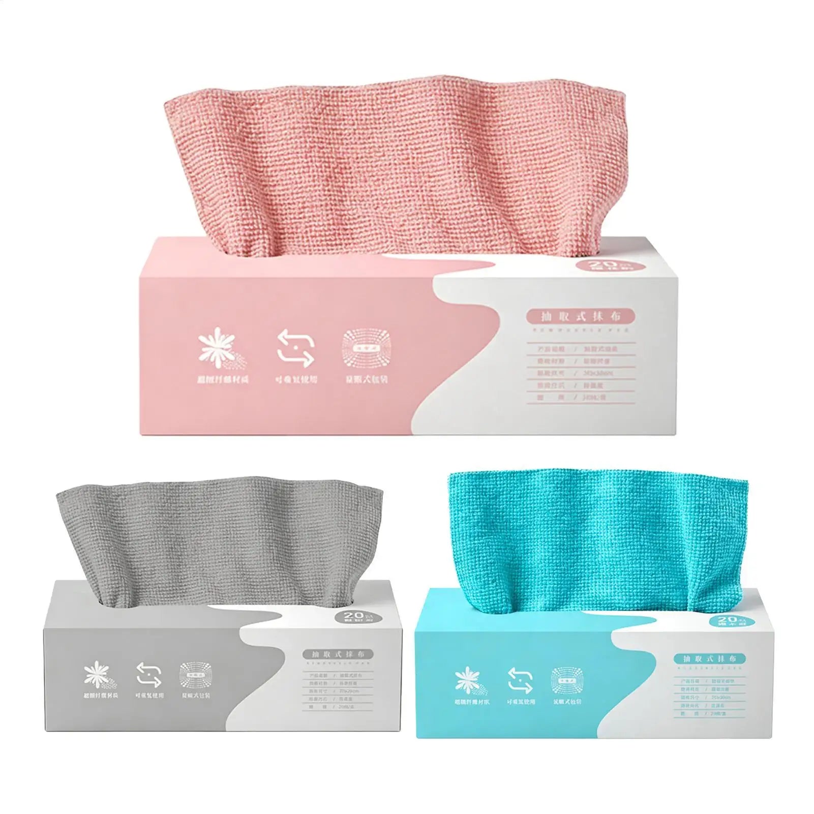 Microfiber Cleaning Cloths 20-Pack – Reusable & Streak-Free