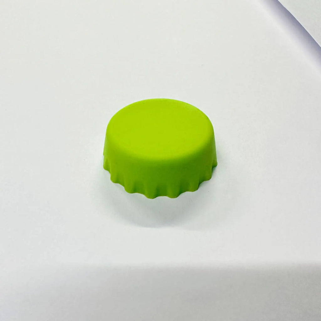 Food - Grade Silicone Wine Bottle Stopper: Universal Round Seal for Wine, Beer & Glass Bottles, Soft & Leak - Proof Oasis Select Beer cap green 3PCS