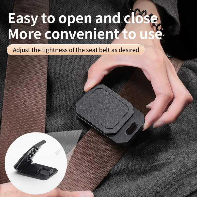 Shoulder Belt Comfort Clip Anti Slip Silicone Seatbelt Adjuster Neck Shoulder Relief Belt Positioner For Adult Car SUV Truck RV Oasis Select