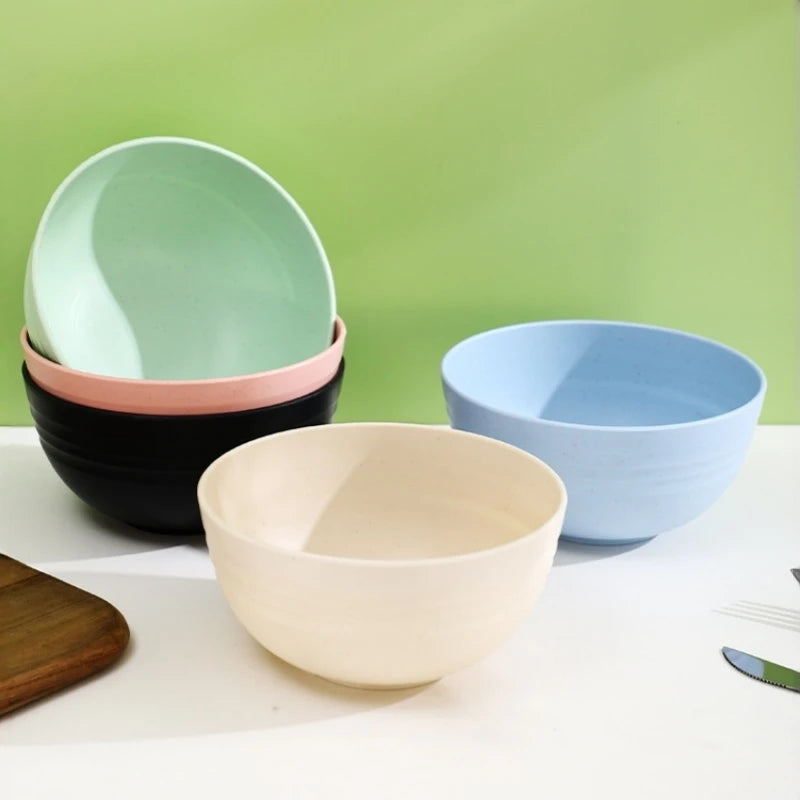 12/6pcs 26oz Plastic Dinner Bowl Set, for Home Kitchen Restaurant Cafeteria, Microwave Safe, Salad Soup Rice Ramen Snacks Bowl Oasis Select