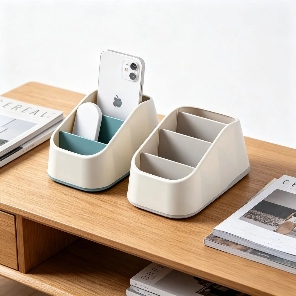 Desktop storage box, key, remote control, grid storage, desk stationery, sundries, cosmetics, desk sorting box Oasis Select