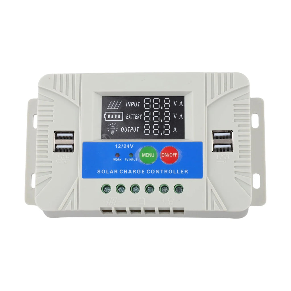 1060A For Solar Charge Controller with Colorful LCD Display and 4 USB Outputs for Efficient For Solar Power Charging Oasis Select TA20