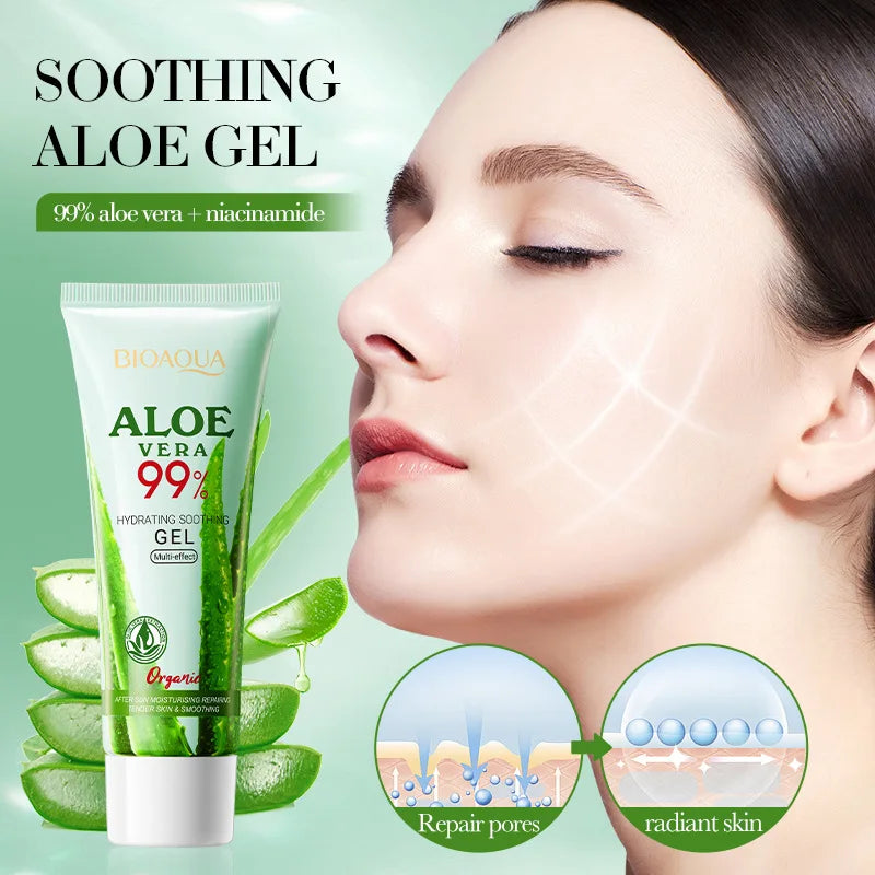 SADOER Aloe Vera Gel – Hydrating Moisturizer for Face & Body Aloe Vera Gel Oasis Select