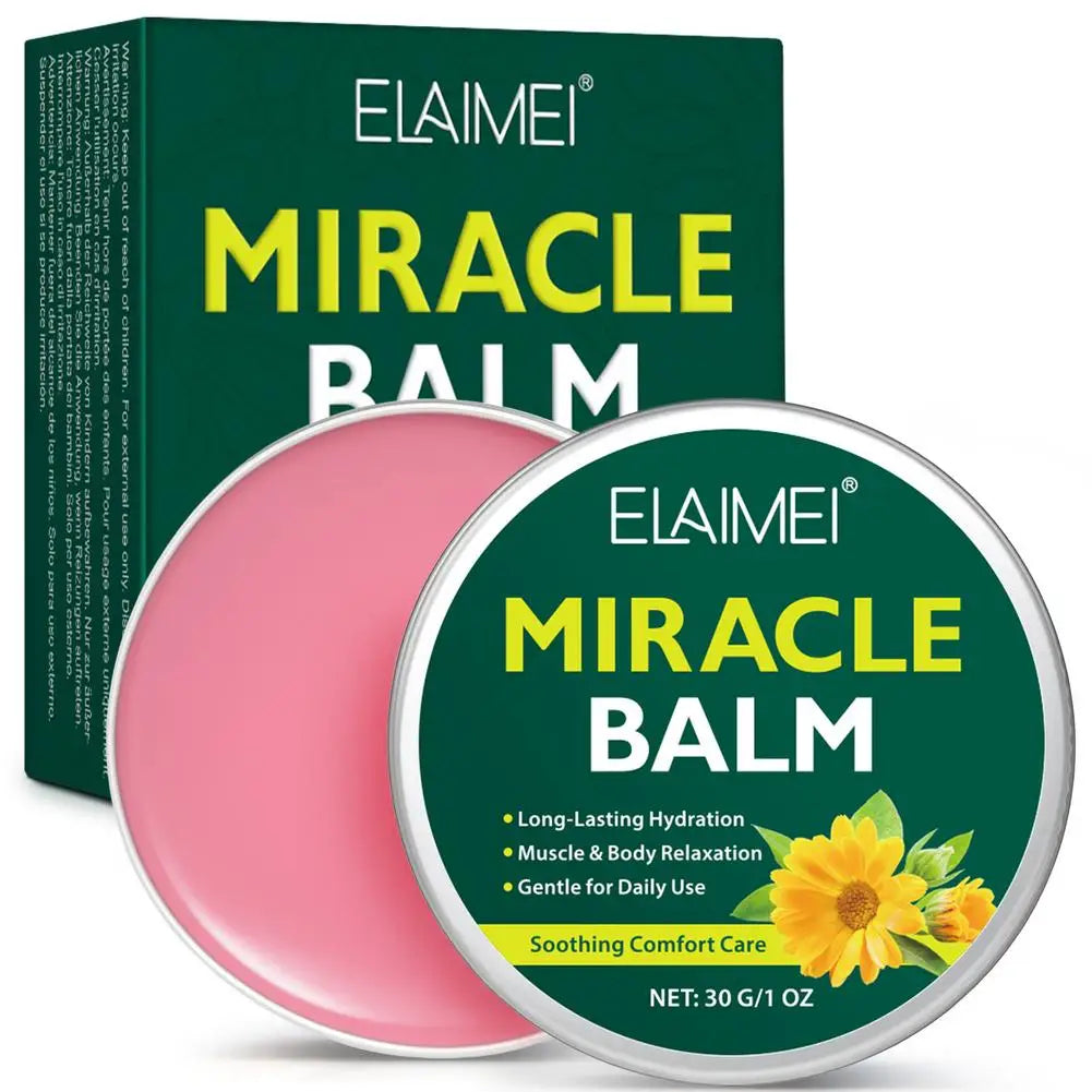 Soothing Moisturizer Miracle Balm for Swollen Legs, Relaxed and Comfortable, Soothing Joint Cream for Back, Hands, Feet and Body Oasis Select 30g X1