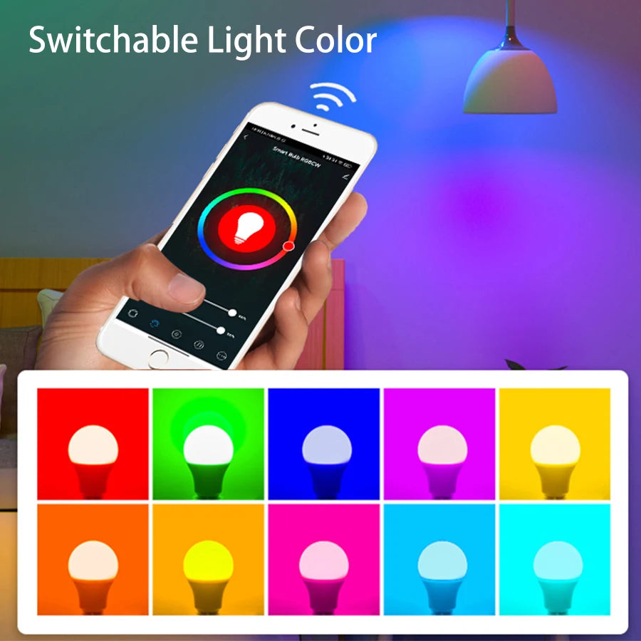 GGBEE Tuya Smart WiFi LED Bulb E27 RGB – Alexa & Google Home Smart LED Bulb Oasis Select