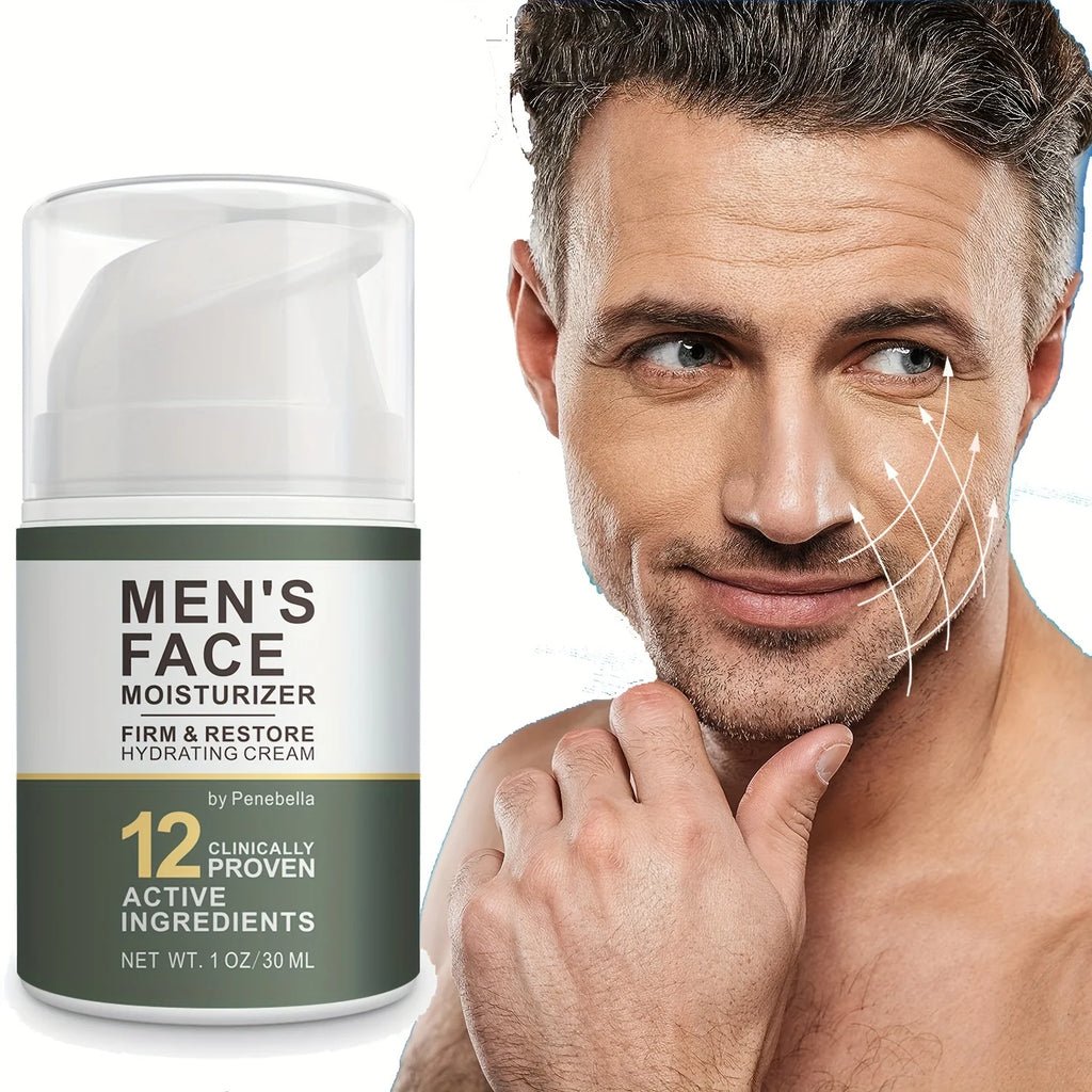 GORGIQUE Men's Face Moisturizer & Firming Neck Serum 30ml Men's Face Moisturizer Oasis Select