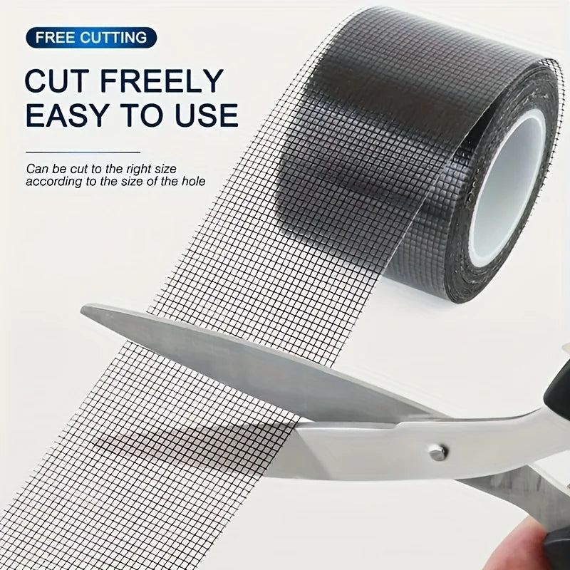 1/2pcs Self-Adhesive Window Screen Mosquito Net, Repair Tape Window Screen Net, Paste Anti-Mosquito Door and Window Strong Tape Oasis Select