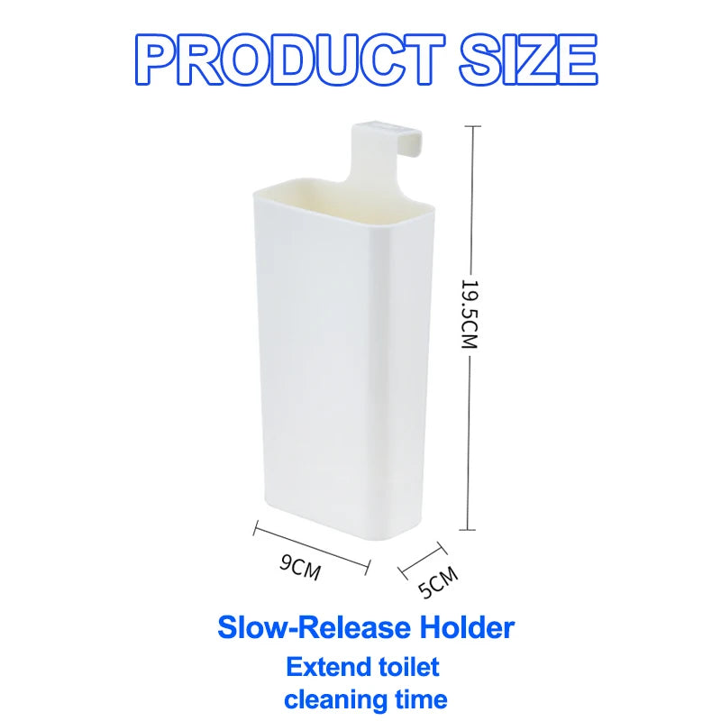 Plastic Toilet Solid Dispenser,Tank Replacement Part,Contemporary Style - Hanging Slow-Release Dispenser - Extends Cleaning Time Oasis Select