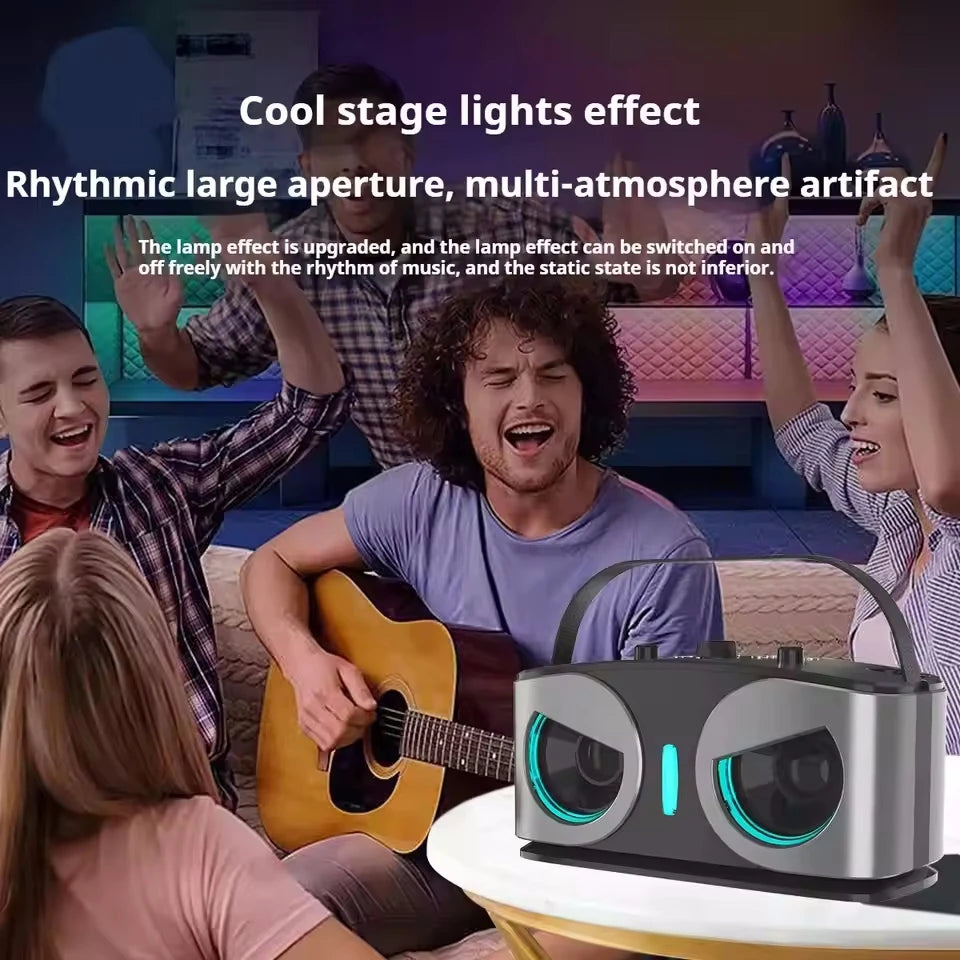 AyeBeau Portable Karaoke Bluetooth Speaker & Microphone 20W