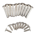 10Pcs M5 M8 Splint Nut Male-Female Snap Rivet Butt Screw Nut Kitchen Furniture Cabinet Childrens Bed Connectors Bolt Oasis Select M5