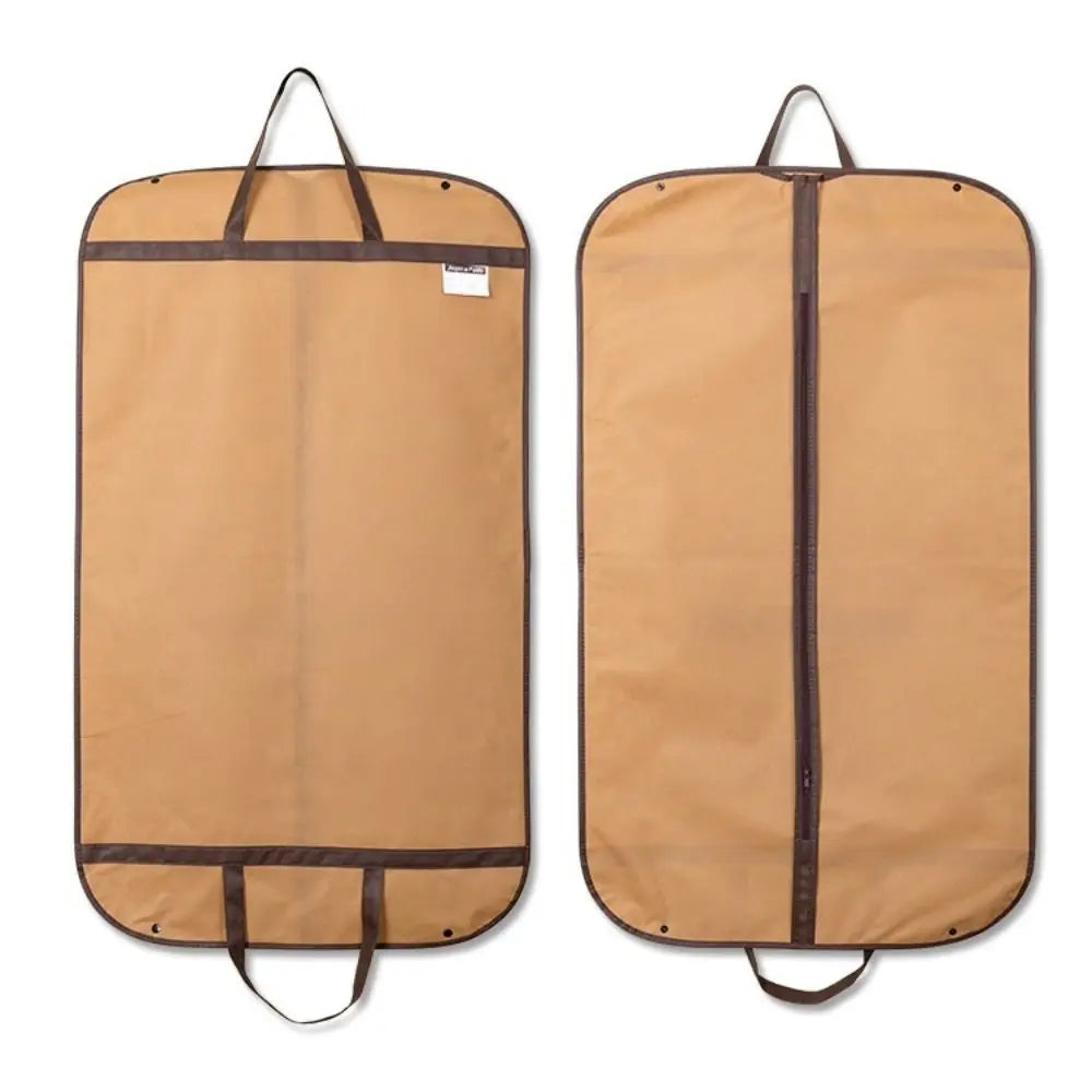 New Foldable Garment Bag Portable Non-woven Suit Storage Bag Solid Color Clothing Dustproof Cover Oasis Select