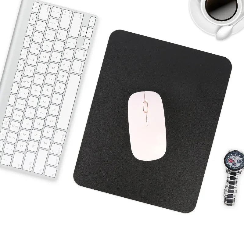 Small PU mouse pad Non-Slip Gaming Desktop Leather Mouse Pad Waterproof Anti-Scratch Easy To Clean Mat For PC Laptop Desktop Oasis Select