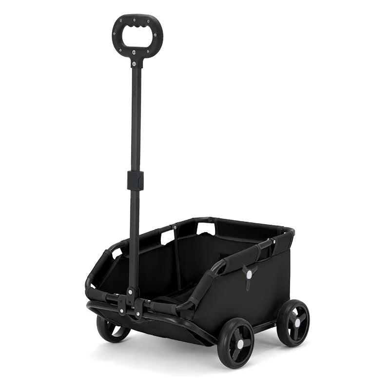Small Pet Cart Dog Cat Teddy for Trips Pet Dog Cart Lightweight Folding Shopping Cart Dog Stroller Oasis Select black