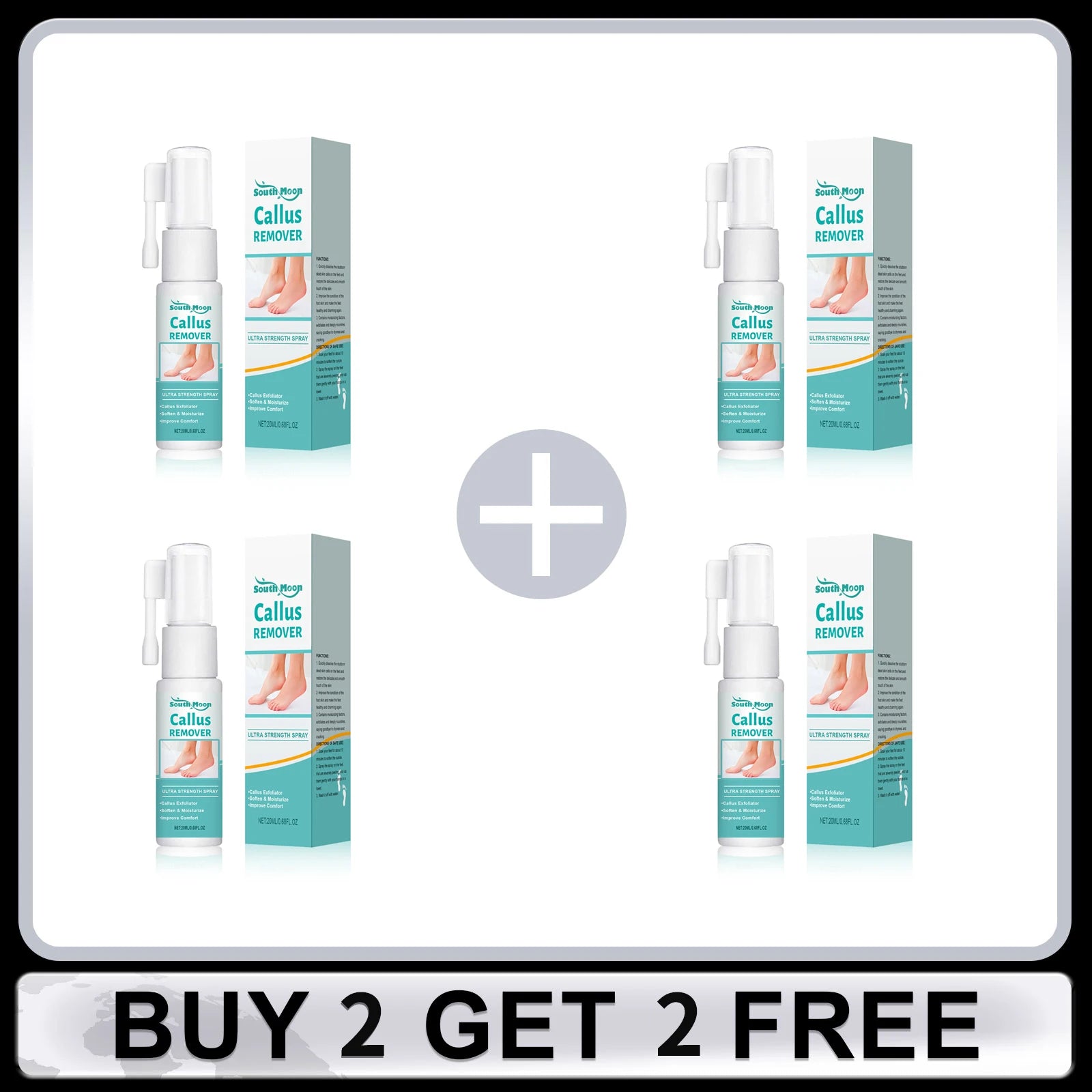 Foot Peeling Spray Exfoliating Calluses Remove Dead Skin Moisturizing Nourishing Reduce Dryness Anti Cracked Smoothing Feet Care Oasis Select Buy 2 Get 2 Free