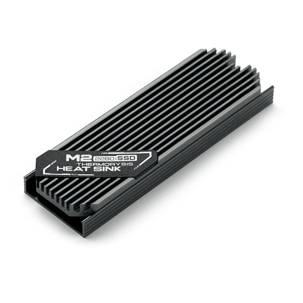 M.2 2280 NGFF/NVME SSD Heatsink Aluminum Heatsink with Silicone Thermal Pad Solid State Drive Radiator PC Accessories Oasis Select E Dark Grey China Mainland